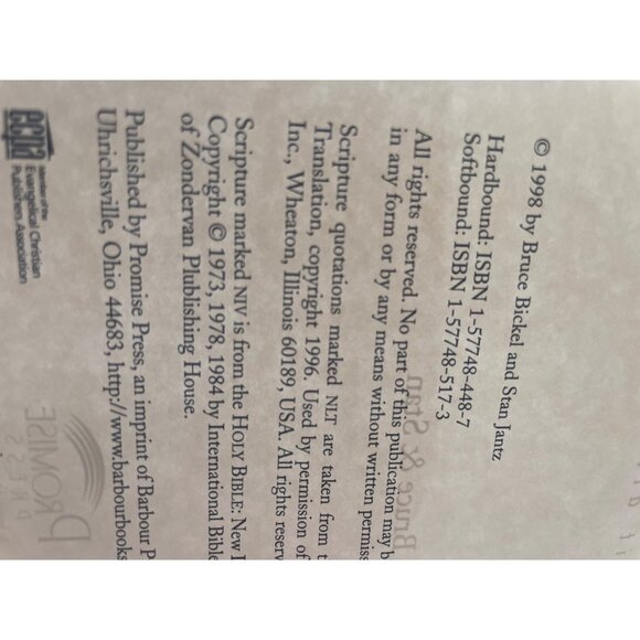 "God Is In The Small Stuff" Hardcover Book By Bruce & Stan - Picture 3 of 6